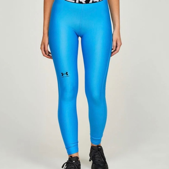 Under Armour Women's HeatGear Authentic Legging size L.  87% Polyester/13% Elast - Picture 1 of 7